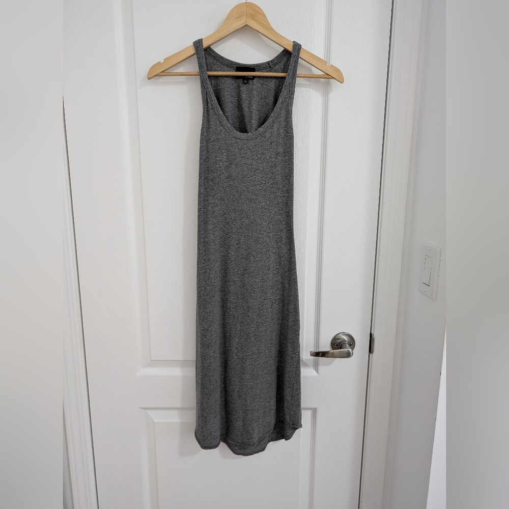 Aritzia Wilfred Free Grey Cotton Midi Dress - Size Small